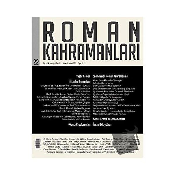 Roman Kahramanları Dergisi Edebiyat Kuramı
