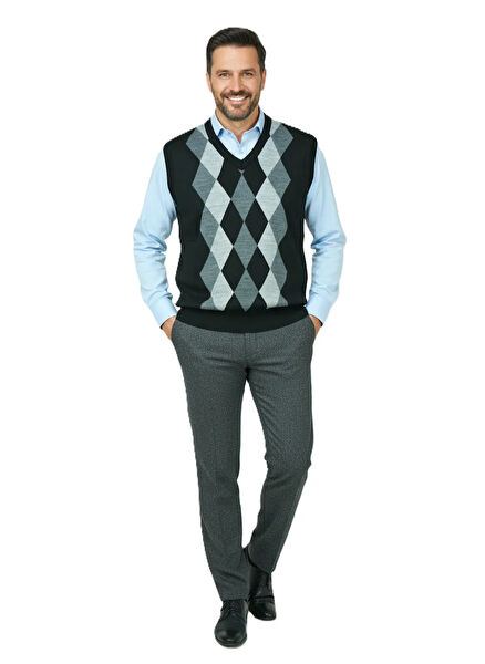 Oppland Erkek Büyük Beden Hırka, Süveter