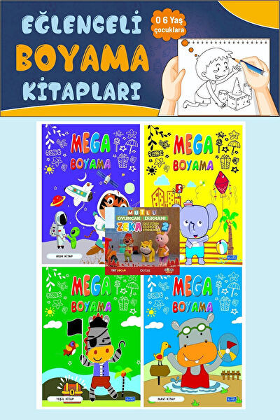 0-6 Yaş Yayınları Aktivite ve Zeka Gelişim Kitapları