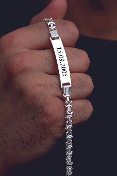 OSMANLI GÜMÜŞ Erkek Bileklik