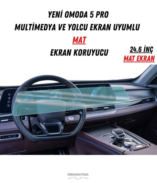 UniqAnatolia Araç İçi Ekran Koruyucu