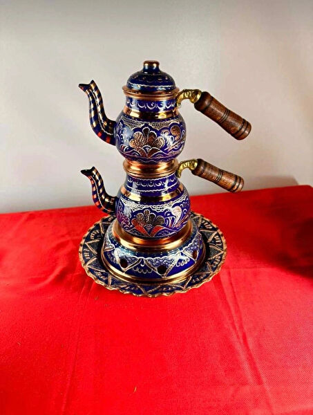 UZUNOĞLU BAKIR Çaydanlık, Demlik