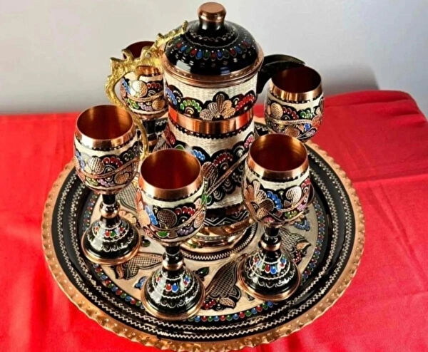 UZUNOĞLU BAKIR Meşrubat Bardağı