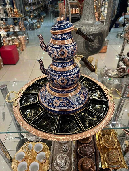 UZUNOĞLU BAKIR Çaydanlık, Demlik