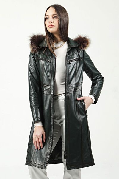 DERİCLUB Kadın Trençkot, Yağmurluk