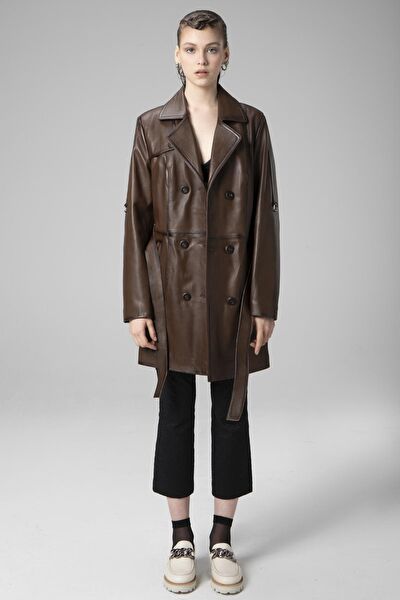 DERİCLUB Kadın Trençkot, Yağmurluk