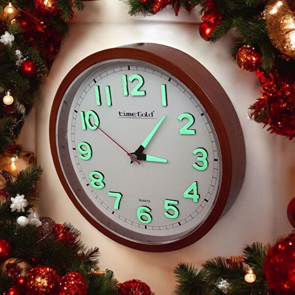 Time Gold Dekoratif Duvar Saati