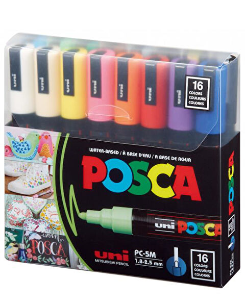 Uni Posca Markör ve Tahta Kalemi