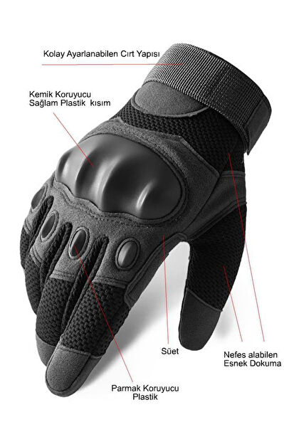 Single Motosiklet Eldiveni