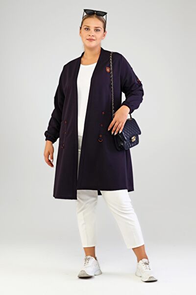 FERACE Büyük Beden Hırka