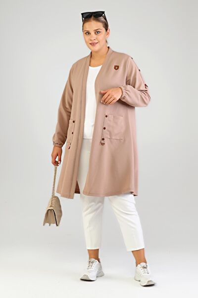 FERACE Büyük Beden Hırka