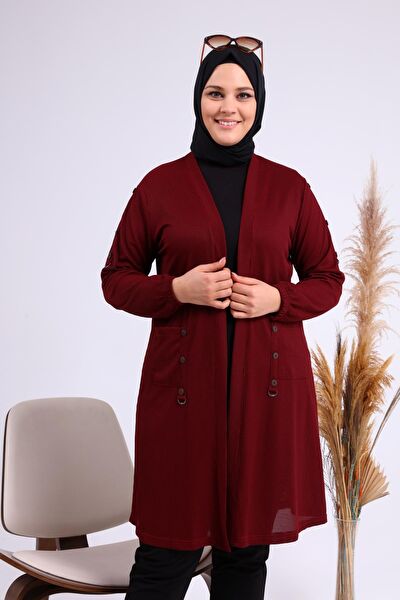 FERACE Büyük Beden Hırka