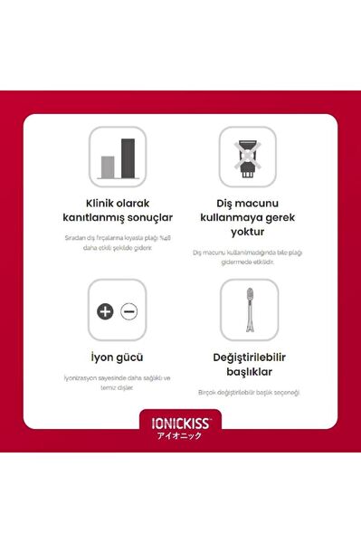 Ionickiss Elektrikli Diş Fırçası, Yedek Başlığı