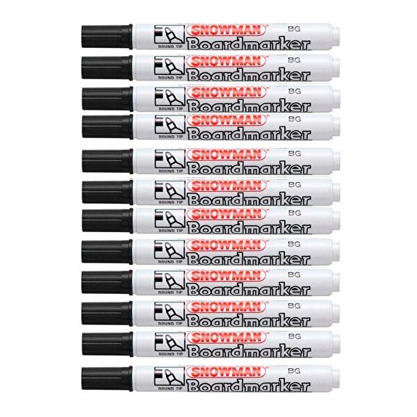 Snowman Markör ve Tahta Kalemi