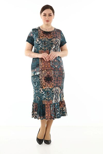 Modayız Büyük Beden Günlük Elbise