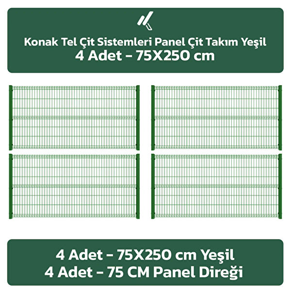 Konak Tel Çit Sistemleri Bahçe Çiti