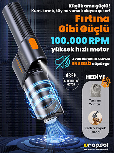 Wrapsol Araç Süpürgeleri