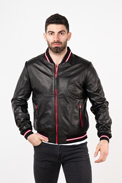 Deri Effect Erkek Ceket