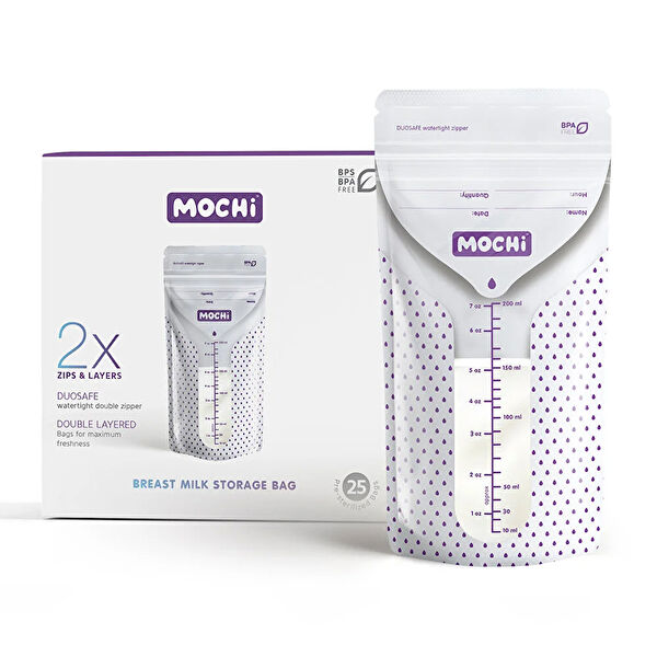 Mochi Süt Saklama Poşeti, Kabı