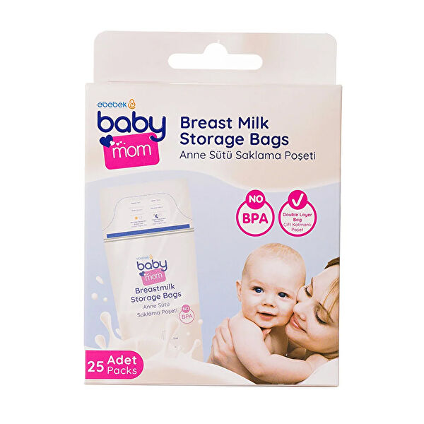 Baby Mom Süt Saklama Poşeti, Kabı