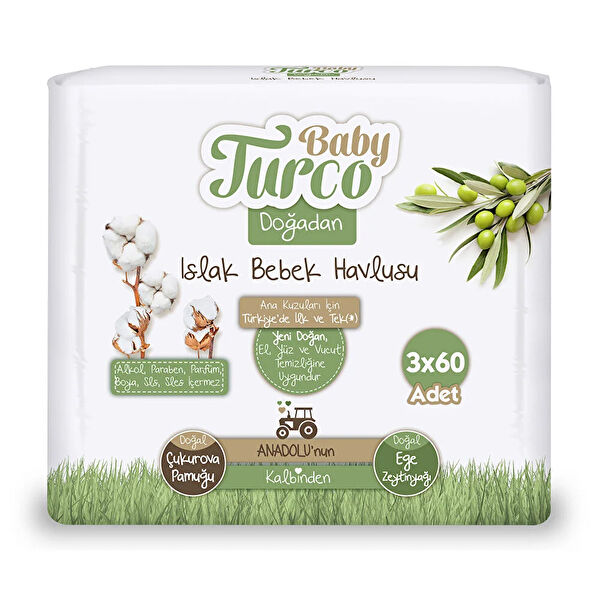 Baby Turco Islak Mendil, Havlu