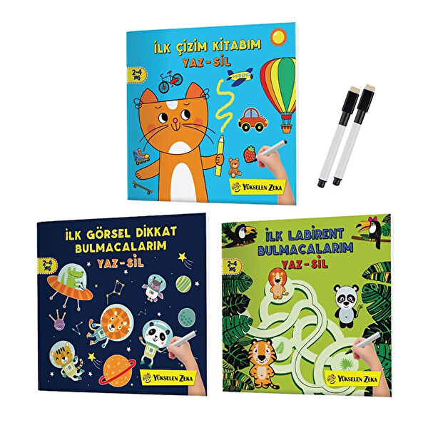 Yükselen Zeka Aktivite ve Zeka Gelişim Kitapları