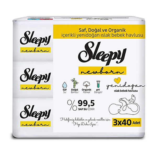 Sleepy Islak Mendil, Havlu