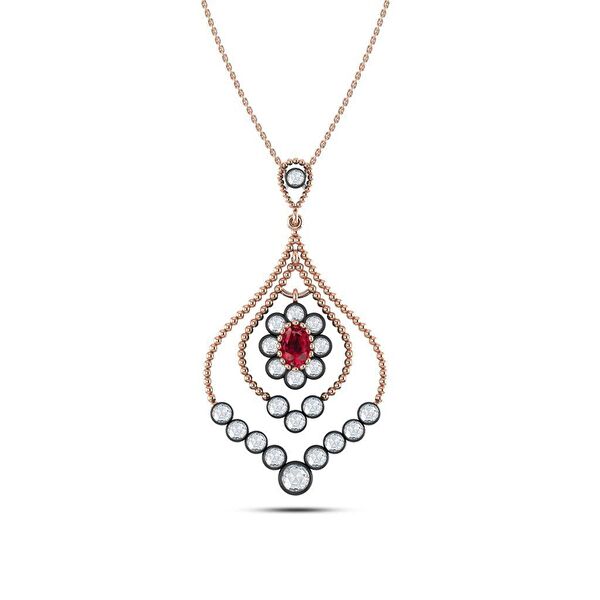 Silvanit Pırlanta Kolye