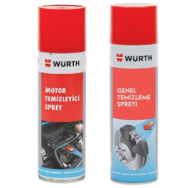 Würth Motor Temizleyici ve Bakım Ürünleri