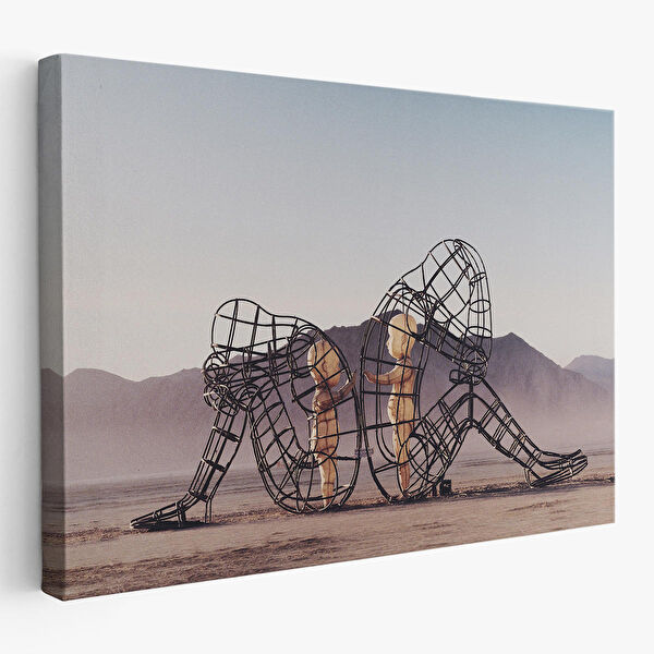 Harita Sepeti Kanvas Tablo