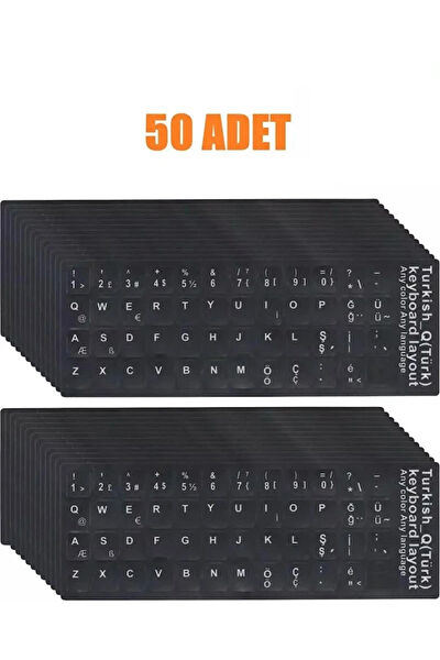 Derwell Klavye Sticker, Etiket