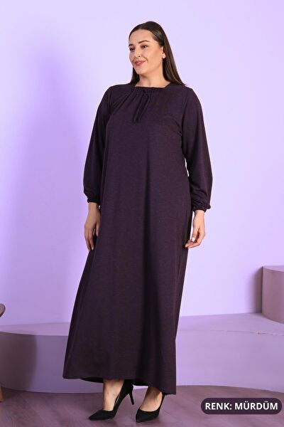 FERACE Büyük Beden Günlük Elbise