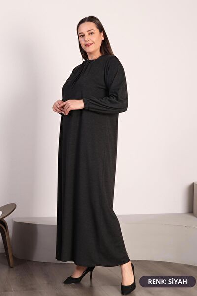 FERACE Büyük Beden Günlük Elbise