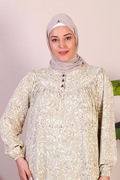 FERACE Büyük Beden Günlük Elbise