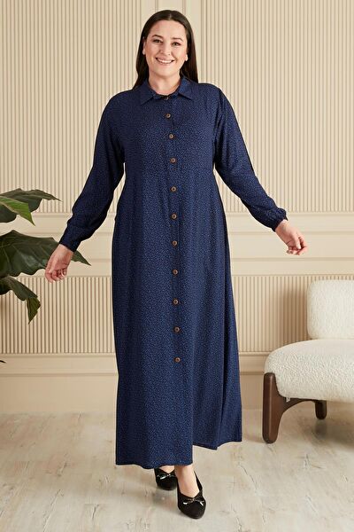 FERACE Büyük Beden Günlük Elbise