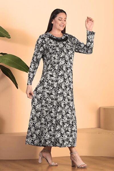 FERACE Büyük Beden Günlük Elbise