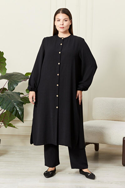 FERACE Büyük Beden Günlük Elbise