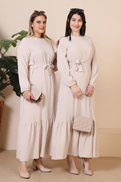 FERACE Büyük Beden Günlük Elbise