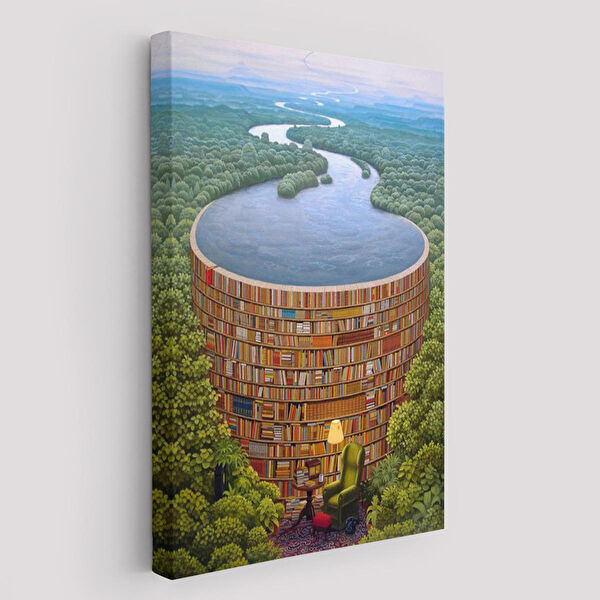 Harita Sepeti Kanvas Tablo