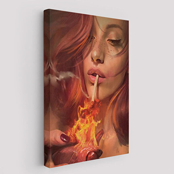 Harita Sepeti Kanvas Tablo