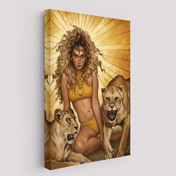 Harita Sepeti Kanvas Tablo