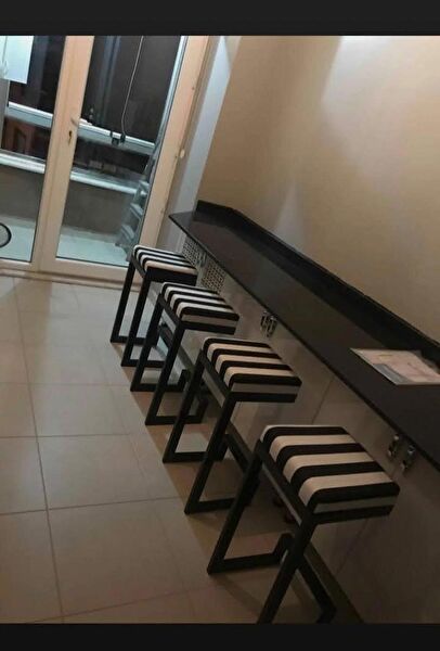 TURGUTSAN MOBİLYA Mutfak Sandalyesi, Tabure