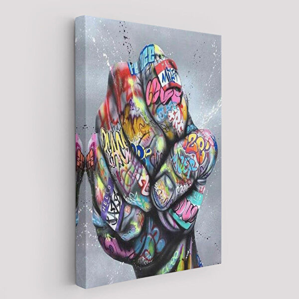 Harita Sepeti Kanvas Tablo