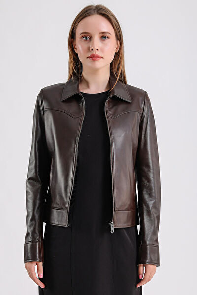 Maroquin Leather Kadın Ceket