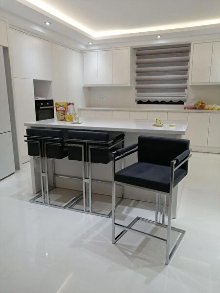 TURGUTSAN MOBİLYA Mutfak Sandalyesi, Tabure