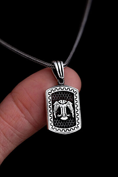 OSMANLI GÜMÜŞ Kolye, Zincir, Künye