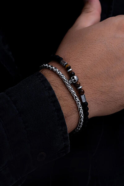 OSMANLI GÜMÜŞ Erkek Bileklik