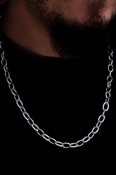 OSMANLI GÜMÜŞ Kolye, Zincir, Künye