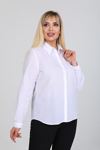 Pera Moda Büyük Beden Gömlek