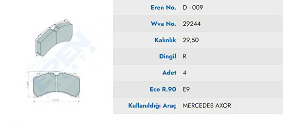 EREN BALATA Fren Bakım Spreyi